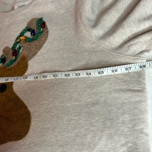 Vintage Merry Christmoose Christmas Sweatshirt, Moose Crewneck. Size 22-24W - Picture 12 of 14